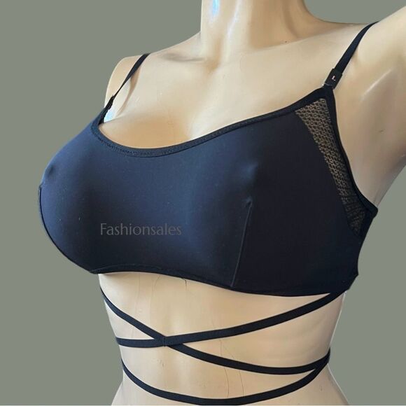 Victoria’s Secret Sexy Strappy wrap around unlined bralette bra - Picture 3 of 7